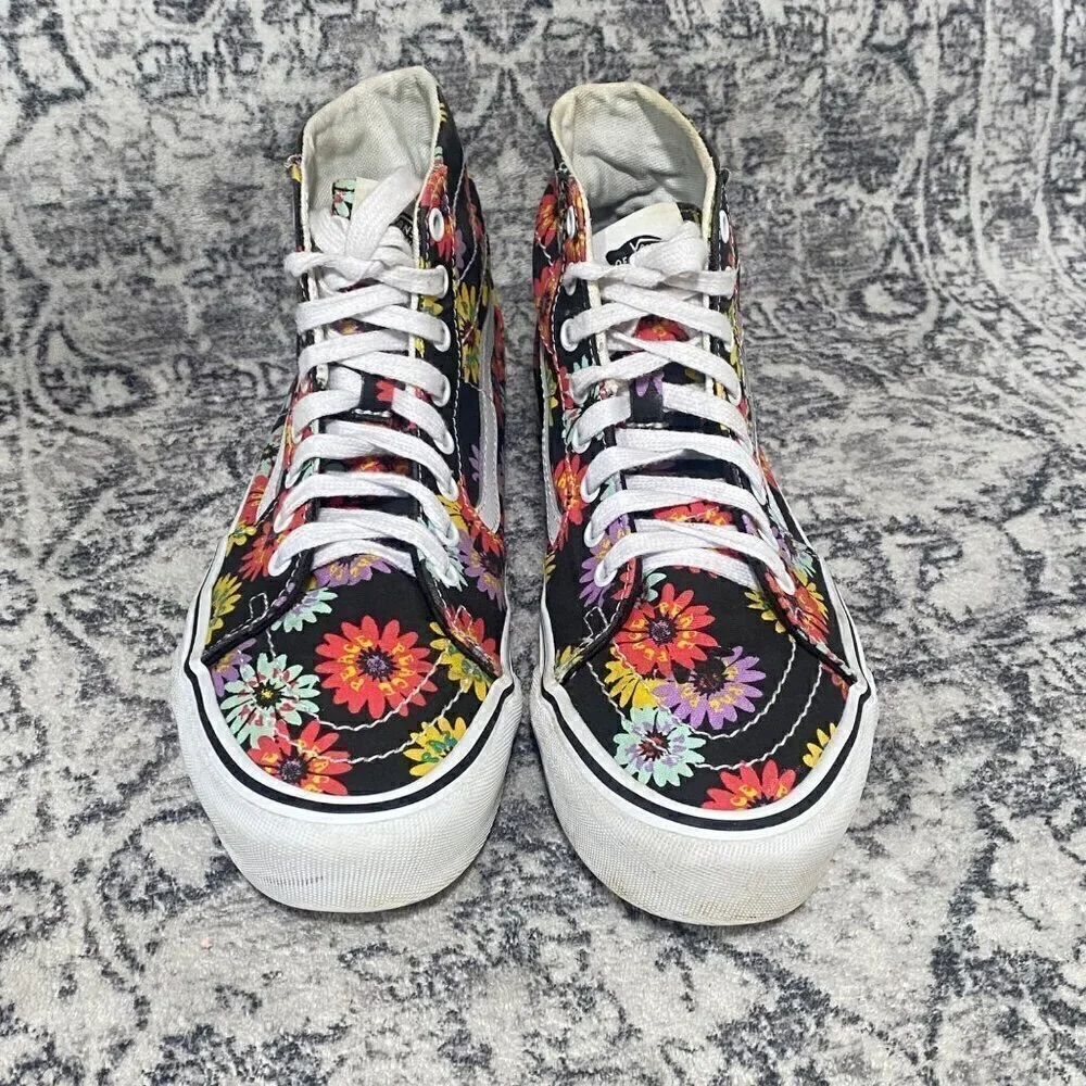 Vans Sk8-Hi Tapered 'Peace Floral' Sneakers Size 10w